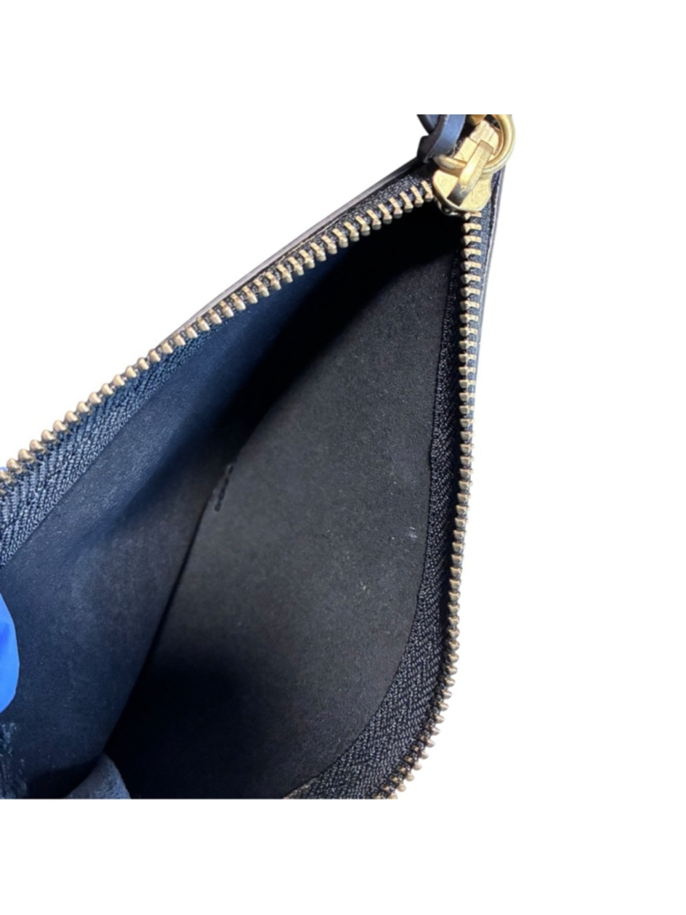 Fossil - Rachel Tote in Black Leather w Brown Handles - Picture 8 of 13